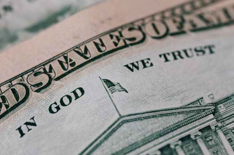 money in god we trust green dollar